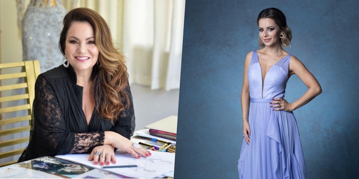 Estilista revela detalhes da criação do vestido usado por Sandy em show com Roberto Carlos