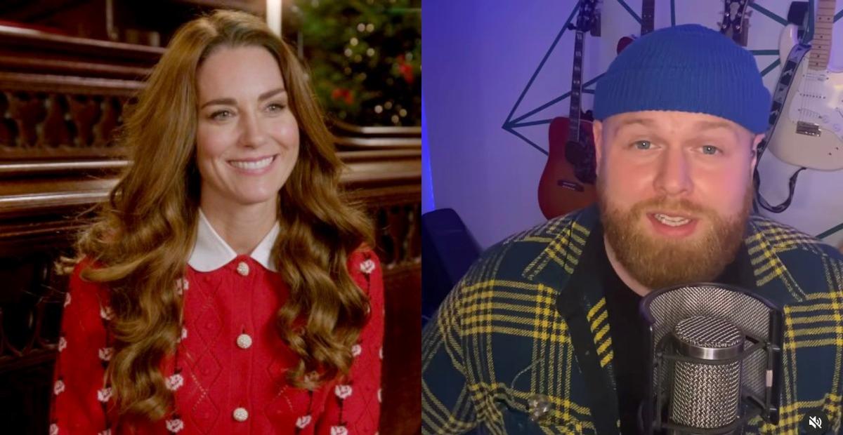 Kate Middleton e Tom Walker interpretam juntos canção para o Natal
