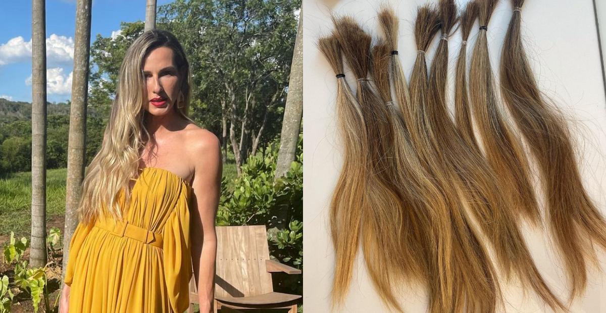 Mari Weickert corta o cabelo curtinho e faz doação: ”Fico insegura, mas cresce de novo”