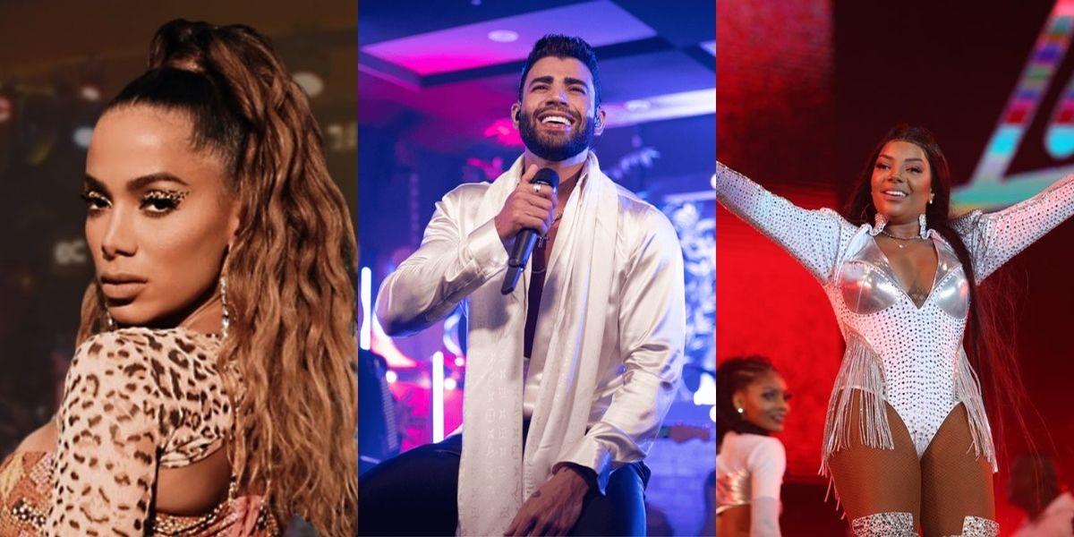 ‘Show da Virada 2022’ terá apresentações gravadas de Gusttavo Lima, Anitta, Ludmilla e mais; confira!