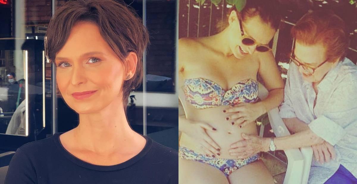 Fernanda Rodrigues relembra foto com a avó falecida: ”Seu abraço faz muita falta”