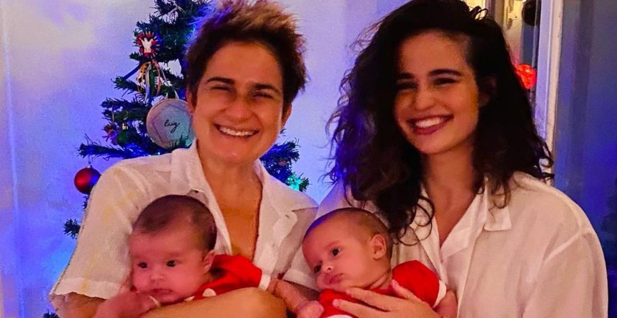Nanda Costa e Lan Lanh compartilham cliques fofos das filhas gêmeas: ”Amores de mainha”