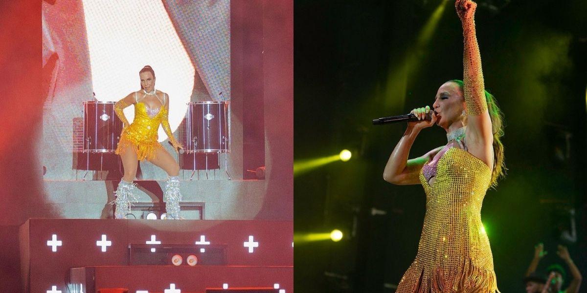 Deslumbrante, Ivete Sangalo exibe look de grife em pré-réveillon em Natal