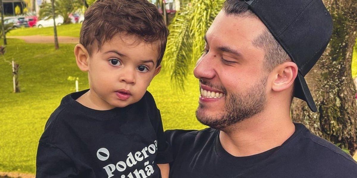 Murilo Huff se declara para Léo, filho com Marília Mendonça: “Você é quem me dá força”