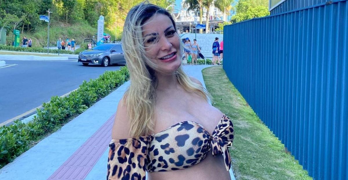 Prestes a completar 29 semanas de gestação, Andressa Urach fala sobre o parto do filho