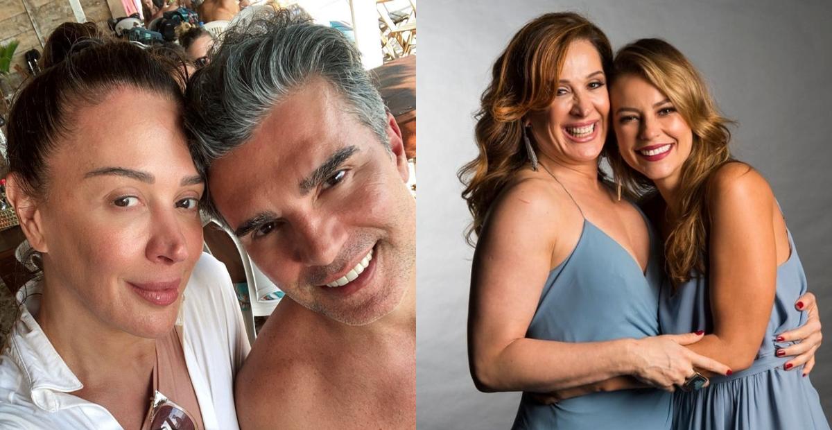 Claudia Raia e Jarbas Homem de Mello surgem ao lado de Paolla Oliveira em fotos