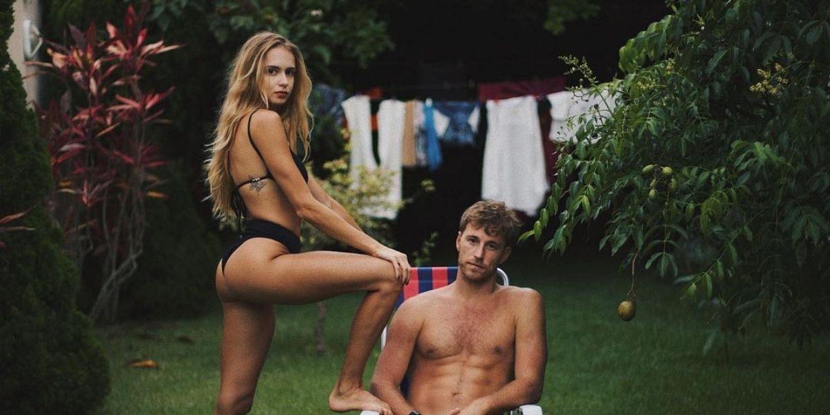 Isabella Scherer posa ao lado do namorado e compartilha o clique especial: “Imagina os filhos”