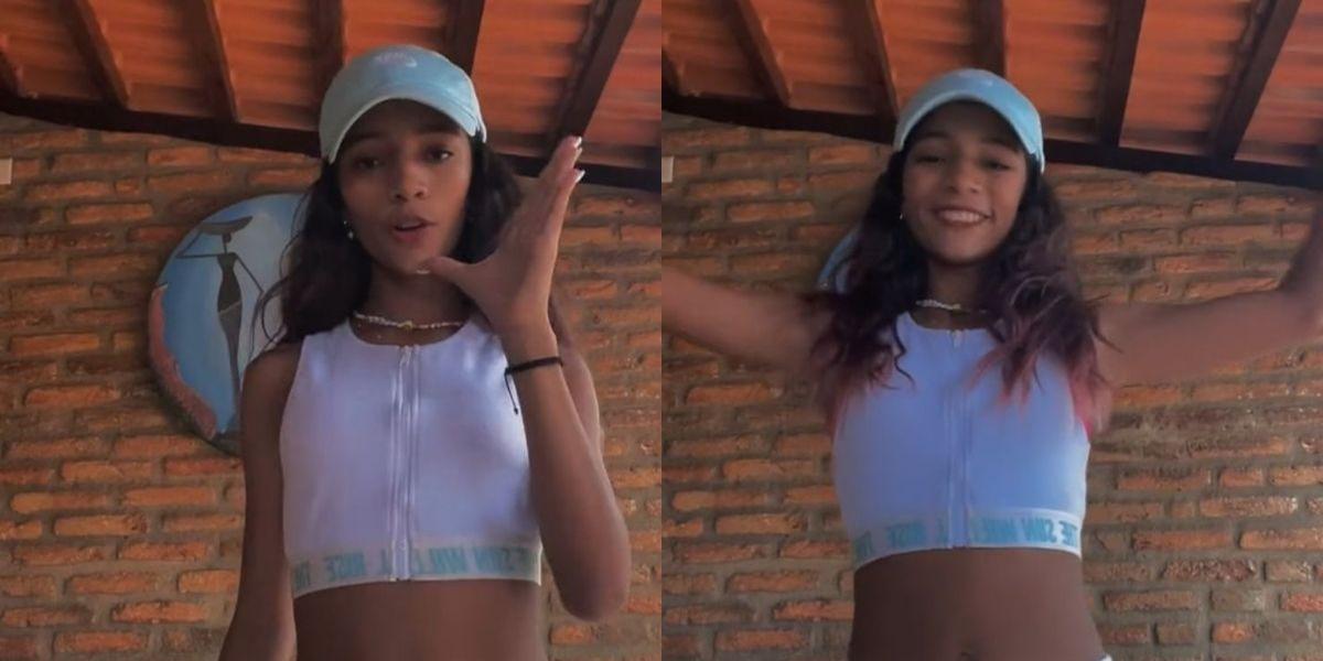 Rayssa Leal se diverte e arrisca nas dancinhas do TikTok: “Arrasou”