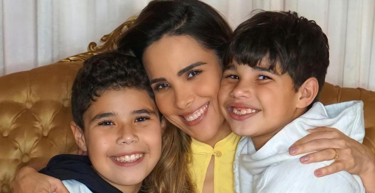 Wanessa Camargo surge coladinha aos filhos em cliques encantadores