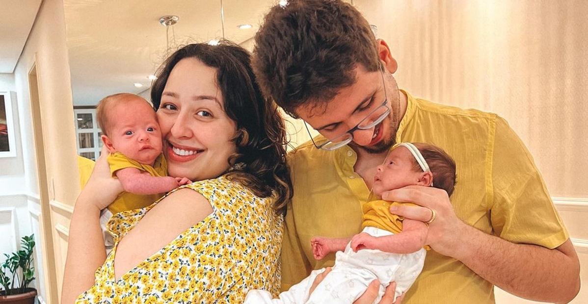 Camila Monteiro posta registros encantadores dos filhos, Noah e Aurora