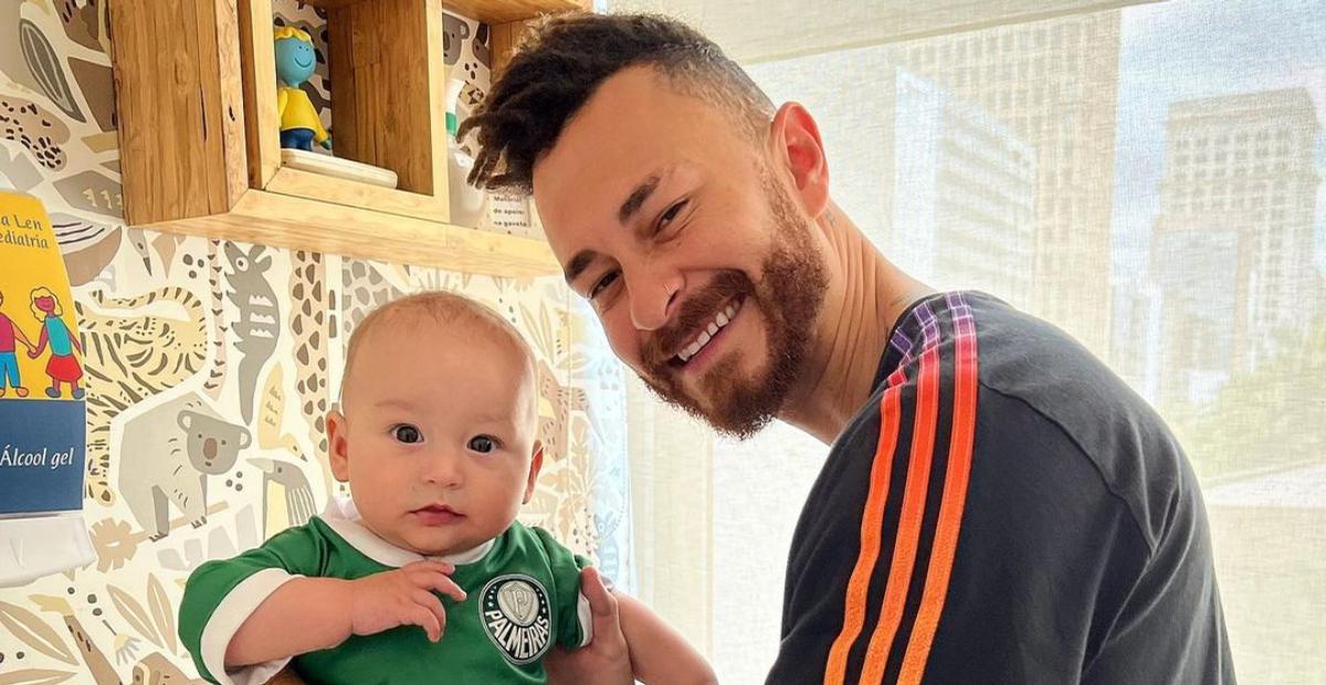 Filho de Bianca Andrade e Fred explode o fofurômetro em cliques com o papai