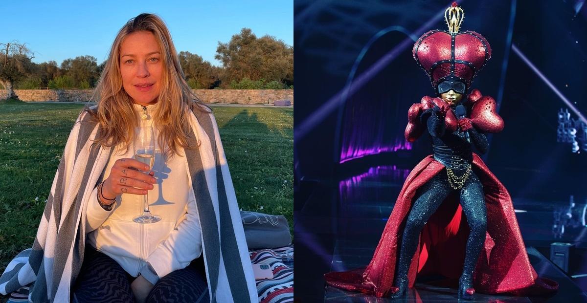 Fantasiada como Rainha de Copas, Luana Piovani é desmascarada no ‘The Masked Singer’ de Portugal