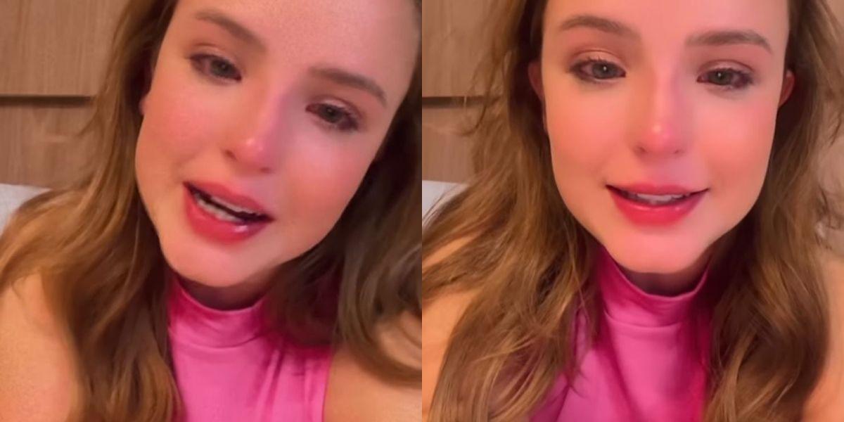 Larissa Manoela abre o coração nas redes sociais e chora ao falar do aumento dos casos de Covid-19