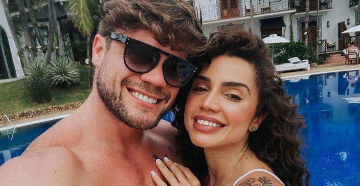 Paula Amorim aparece em novo clique romântico com Breno Simões