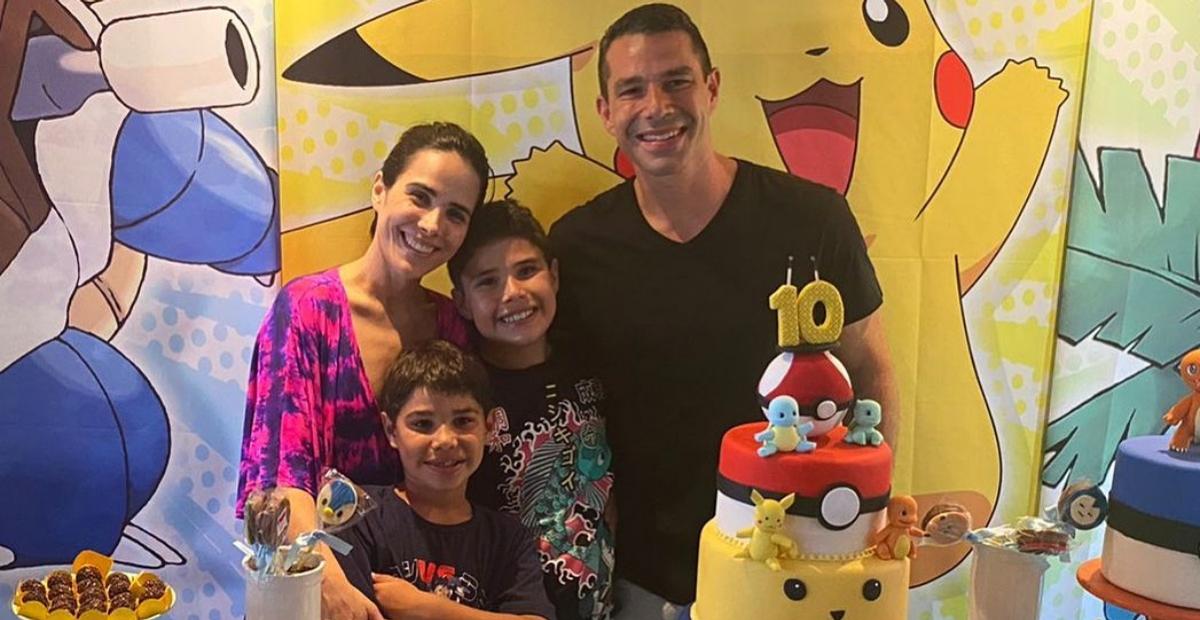 Wanessa Camargo e Marcus Buaiz comemoram aniversário do filho com festa temática