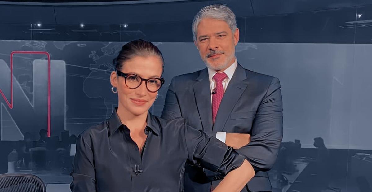 William Bonner e Renata Vasconcellos quebram protocolo e reagem sobre tenista que não se vacinou