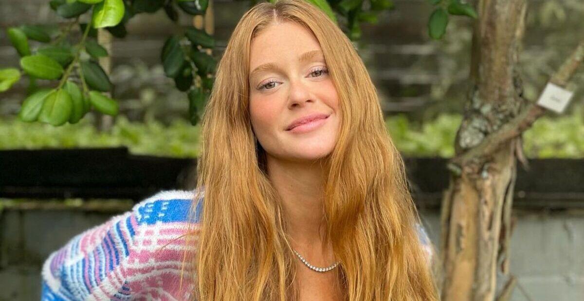 Na Suíça, Marina Ruy Barbosa se destaca com look preto de couro arrasador