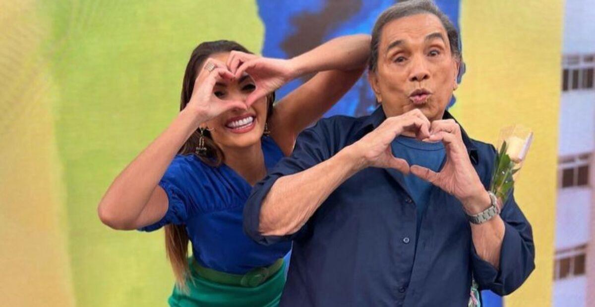 Patrícia Poeta surge ao lado de Dedé Santana: ”Obrigada pelas boas risadas em tantos anos de TV”