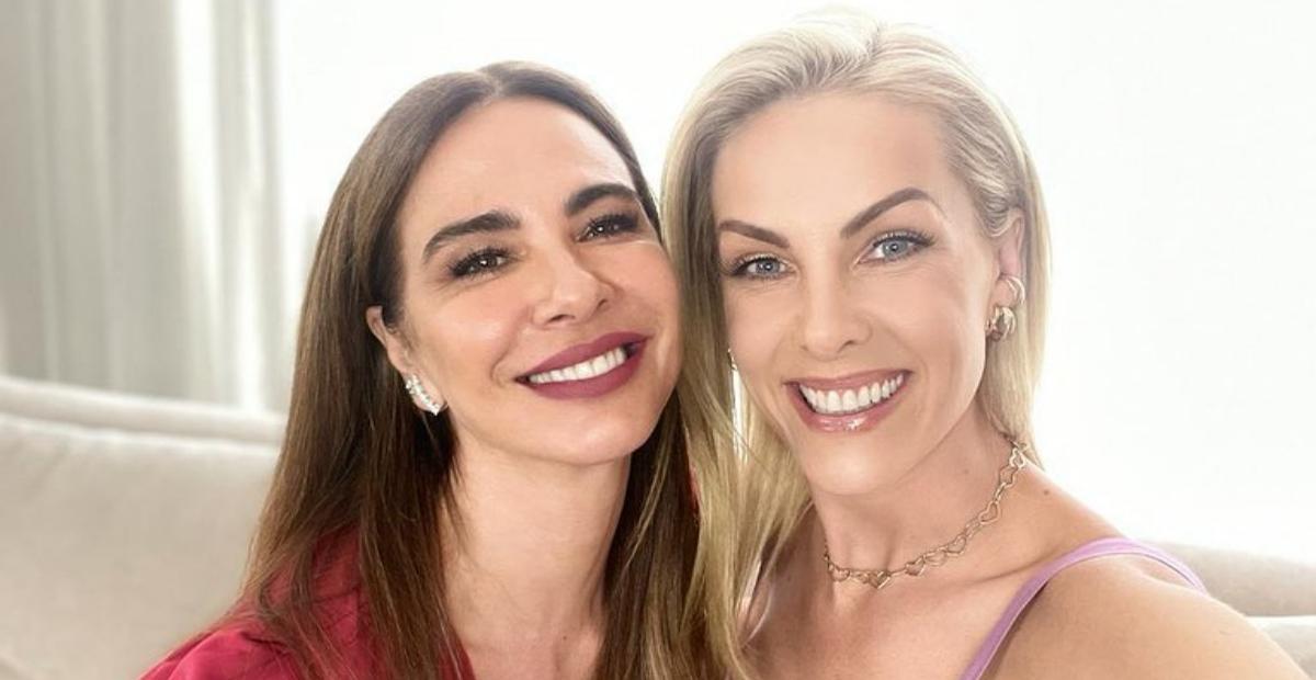 Ana Hickmann registra encontro com Luciana Gimenez para seu canal