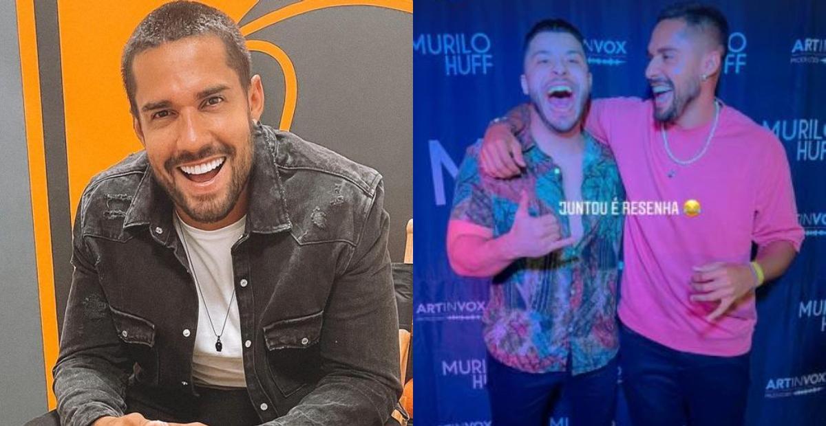 Bil Araújo marca presença em show de Murilo Huff no Espírito Santo: ”Estava com saudade”