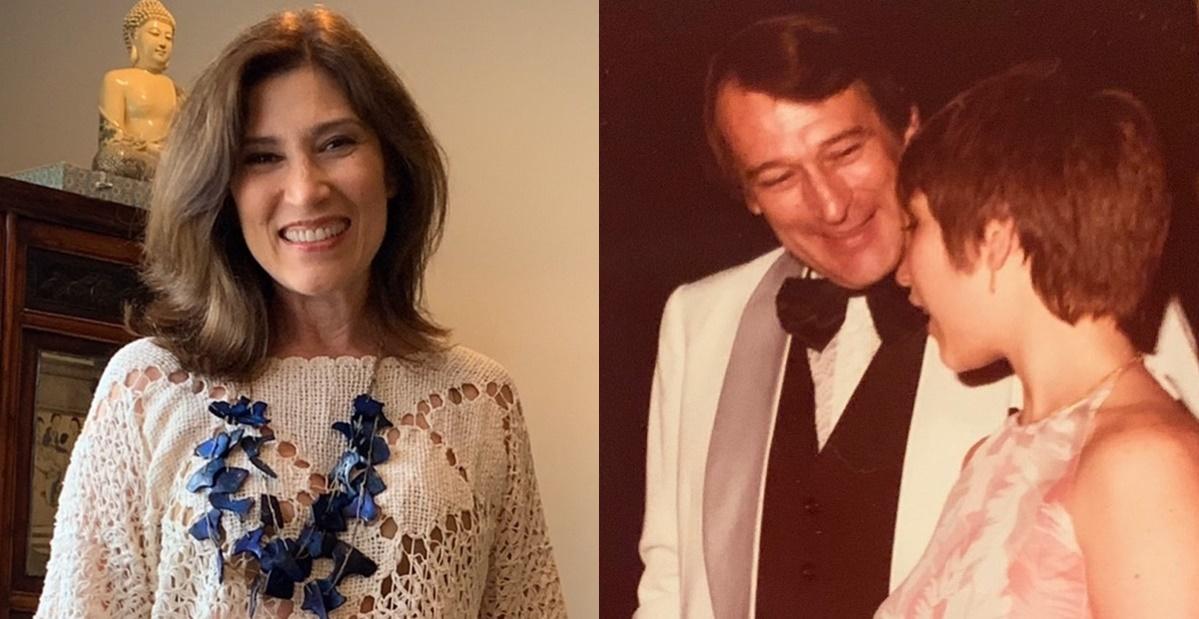 Beth Goulart homenageia o pai, Paulo Goulart, no dia em que ele completaria 89 anos