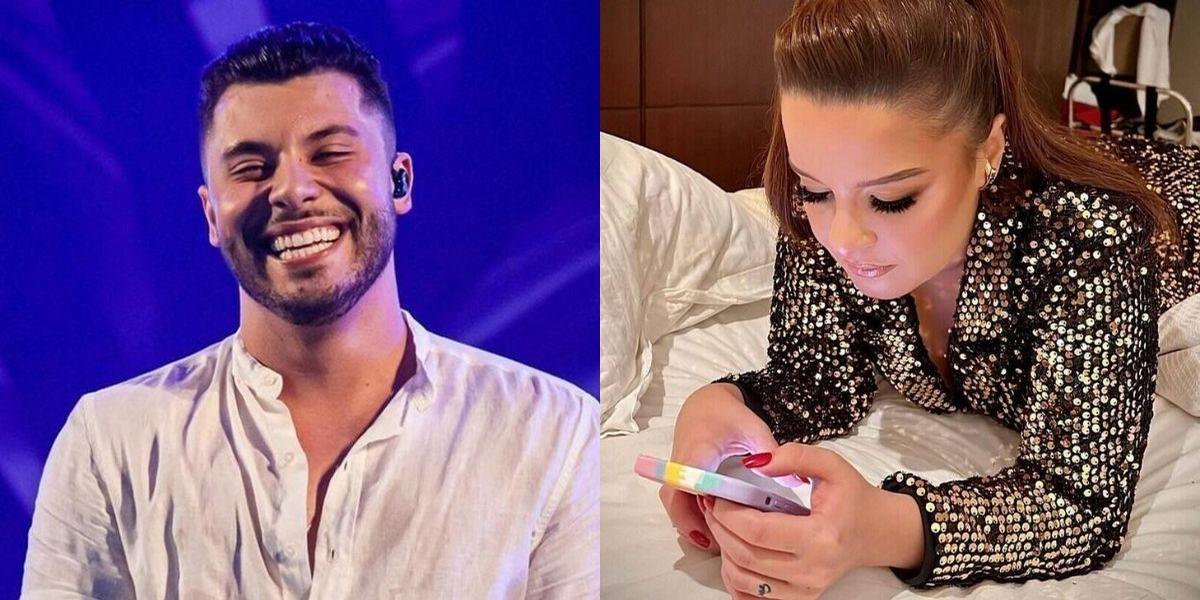 Em live, Murilo Huff pergunta sobre Fernando Zor para Maiara: “É o mesmo hotel ou não?”
