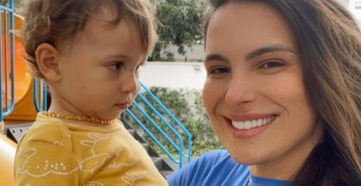 Kamilla Salgado se derrete muito ao falar de Bento: ”Irradia alegria por onde passa”
