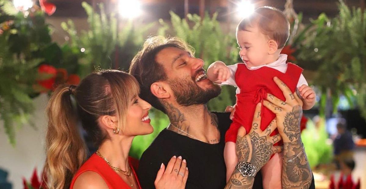 Esposa e filho de Lucas Lucco também testam positivo para covid-19