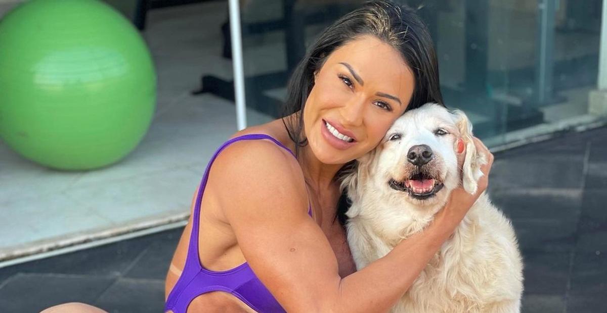 Após morte da cachorra, Gracyanne Barbosa desabafa: ”Fiquei sem chão”