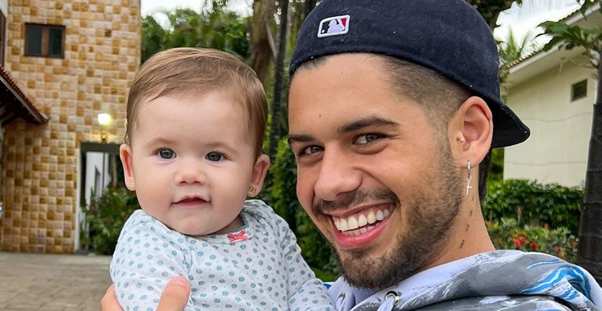 Zé Felipe posta clique fofíssimo com a herdeira, Maria Alice: ”Coisa mais linda”