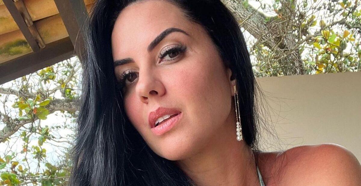 De roupa de ginástica, Graciele Lacerda ostenta bumbum empinado: ”Que mulher linda”