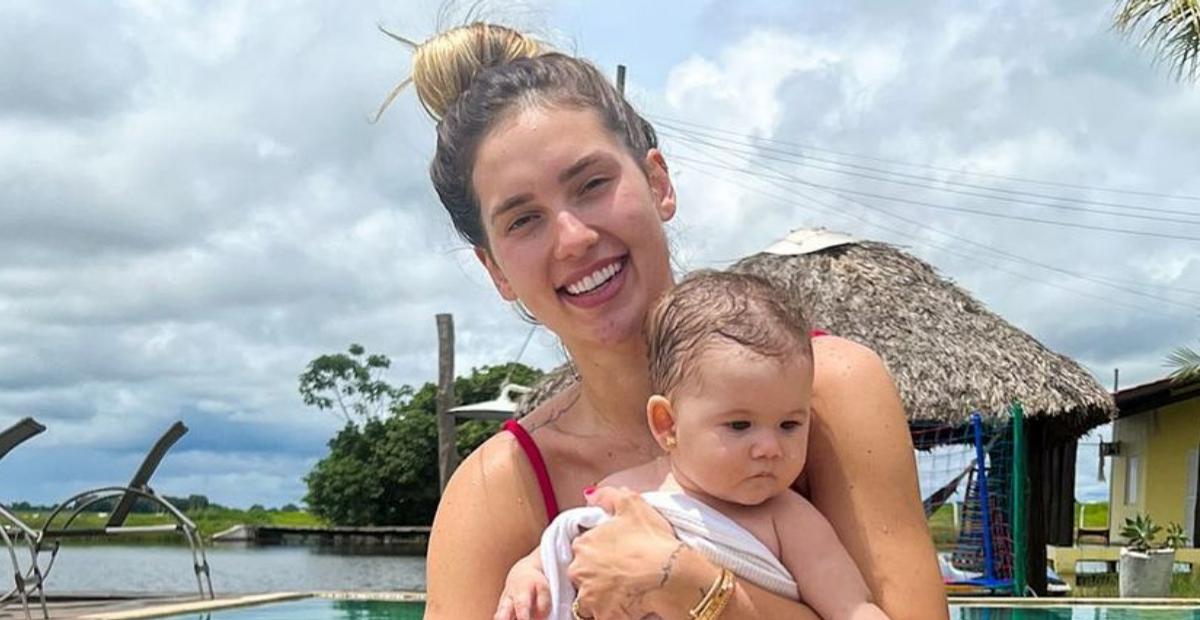 Virginia Fonseca encanta ao fazer flagra fofo de Maria Alice durante almoço: ”Que lindeza!”