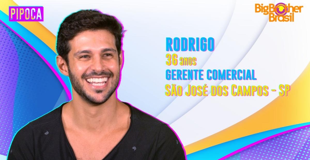 BBB22: Gerente comercial, Rodrigo é o novo integrante do Pipoca