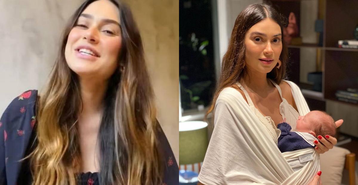 Um mês após dar à luz, Thaila Ayala compartilha seu relato de gravidez e parto