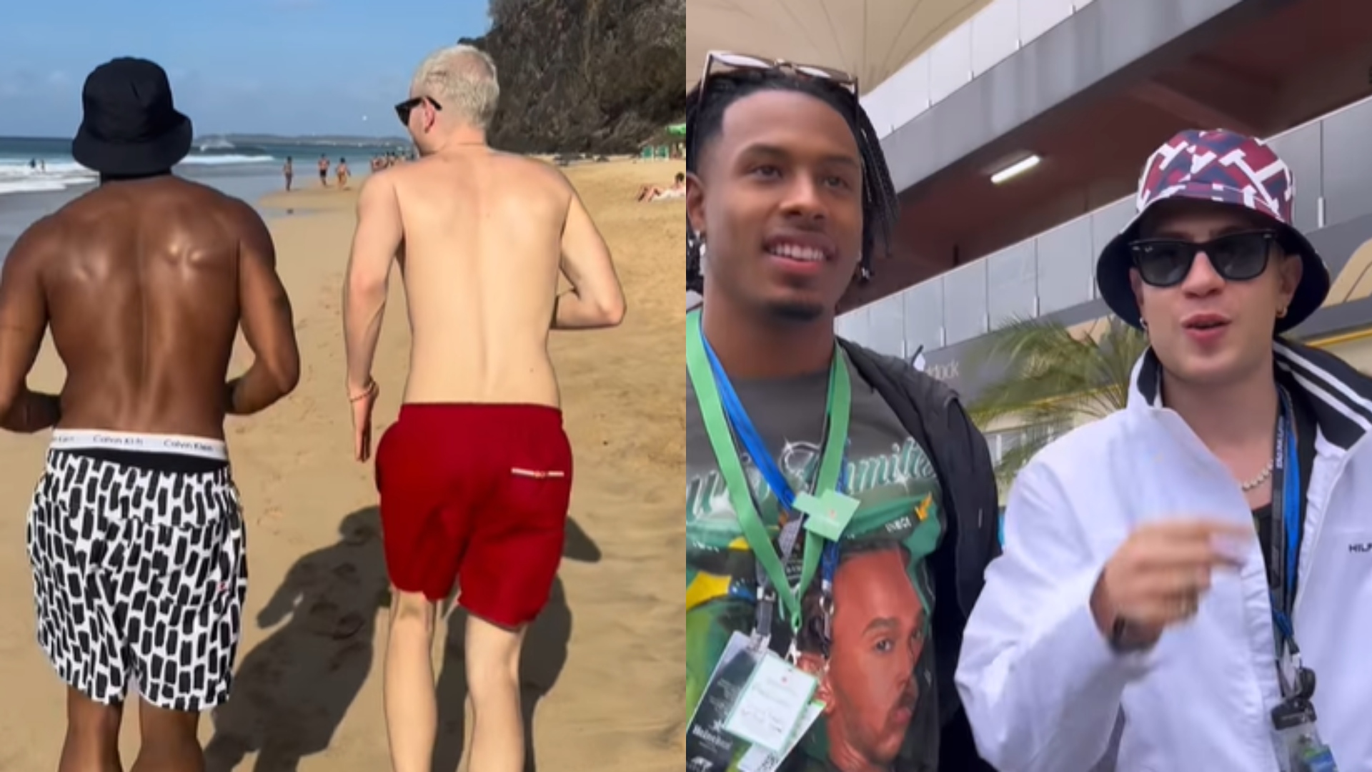 Leo Picon decide apostar corrida na praia contra Paulo André