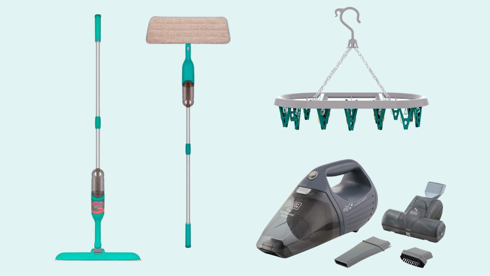 Limpeza e organização: 13 itens em oferta para a sua casa