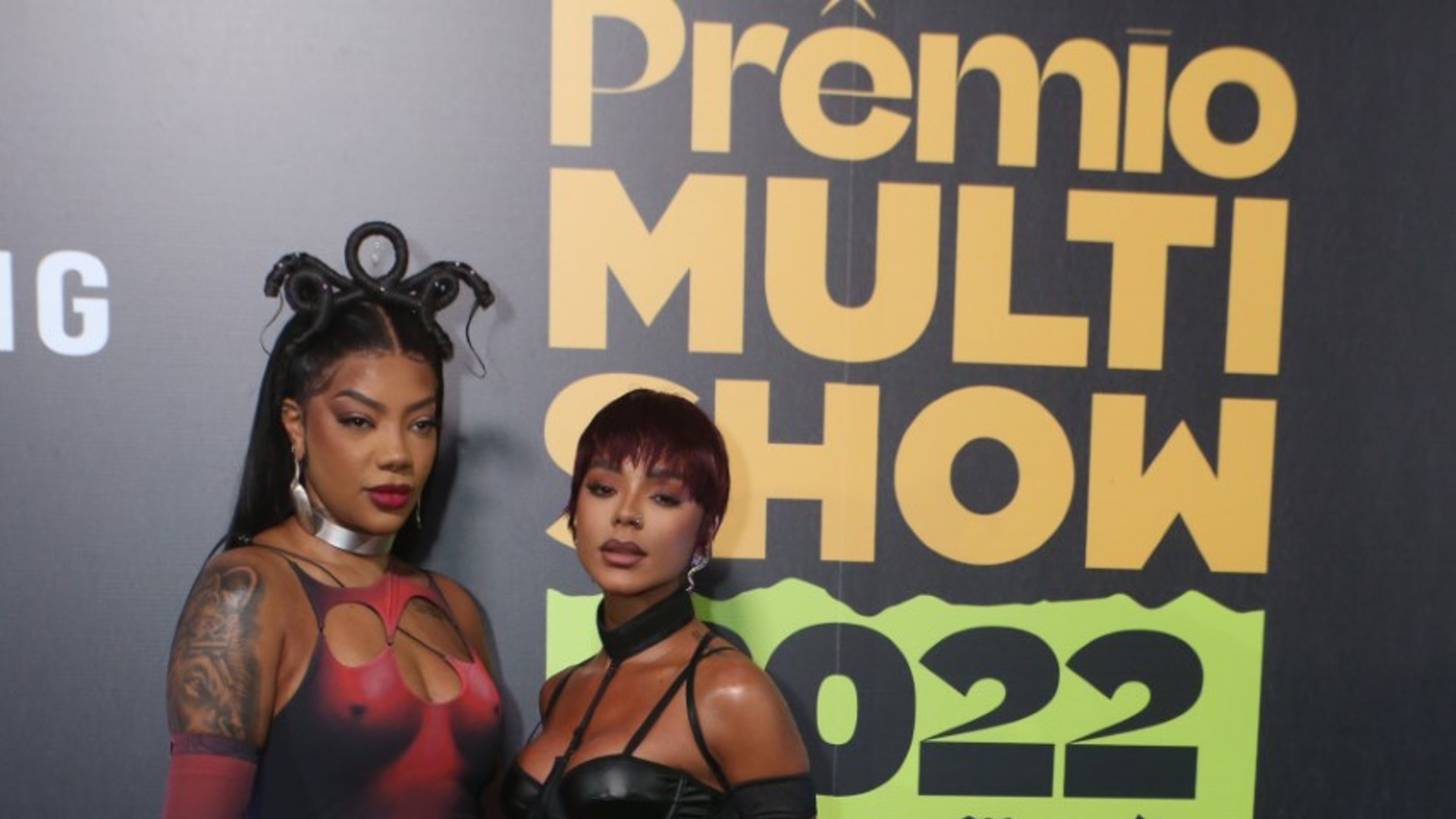 Ludmilla e Brunna chocam com looks ousados no Prêmio Multishow