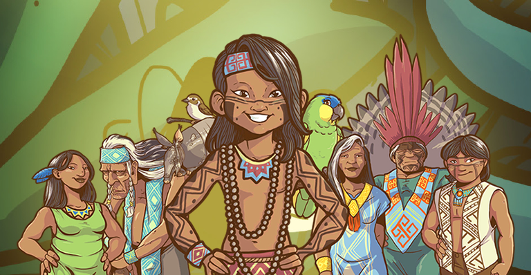 Livro tem heroína inspirada em povo indígena