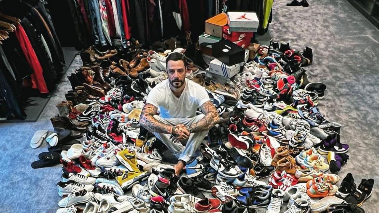 Felipe Titto mostra sua coleção de tênis e surpreende a web: “O jogo virou”