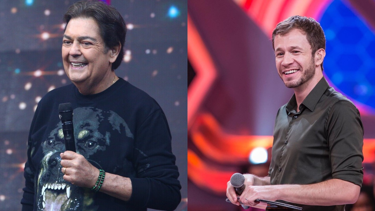 Tiago Leifert acompanha estreia de Faustão na Band