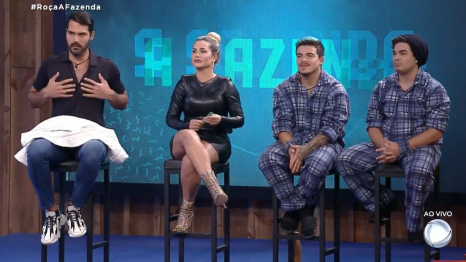 A Fazenda 14: Shay, Deolane, Thomaz e Lucas formam a roça da semana