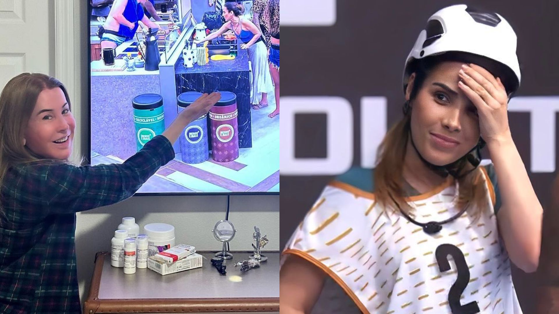 BBB 24: Zilu se diverte ao assistir Wanessa Camargo lavando louça: ‘Primeira vez’